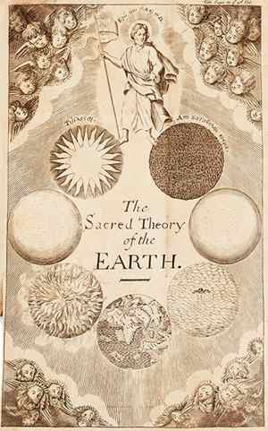 Frontspiece of Thomas Burnet's Sacred Theory of the Earth