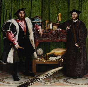 The Ambassadors, by Hans Holbein